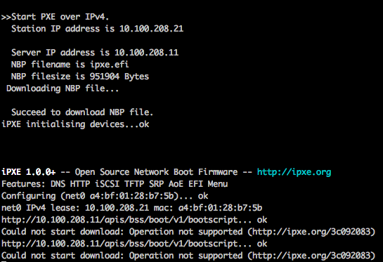 BSS Missing Artifact
