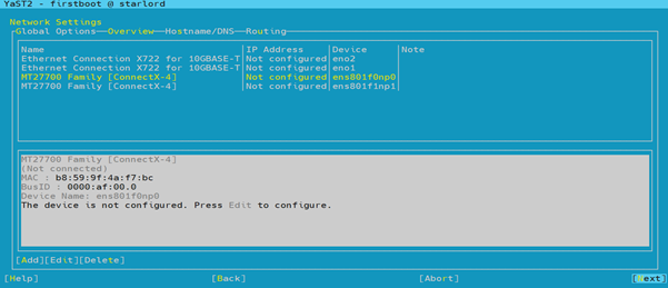 Configure Site Lan