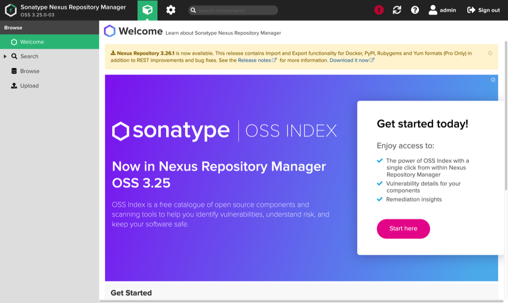 Nexus Web UI