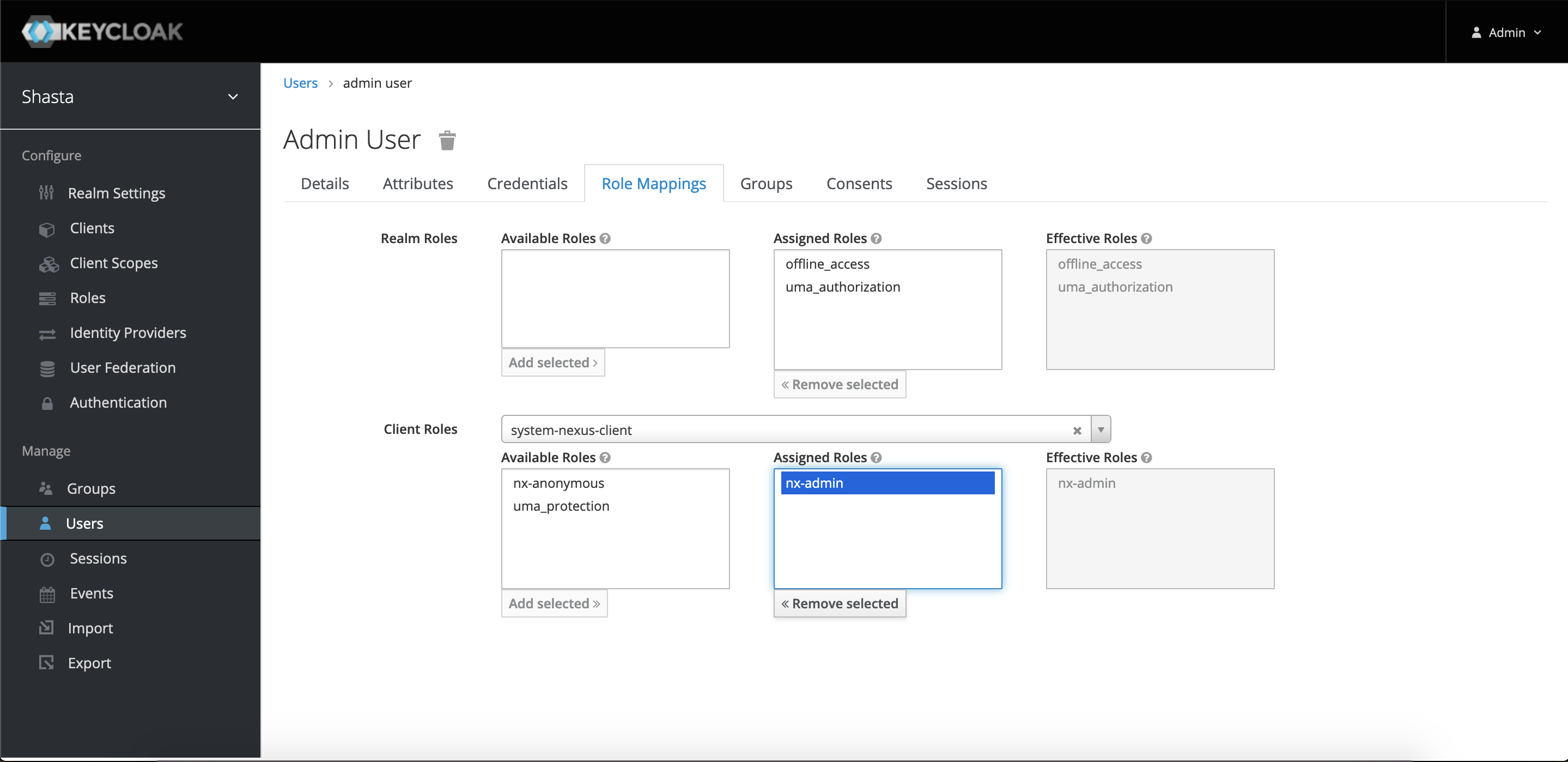 Keycloak Adding Permissions