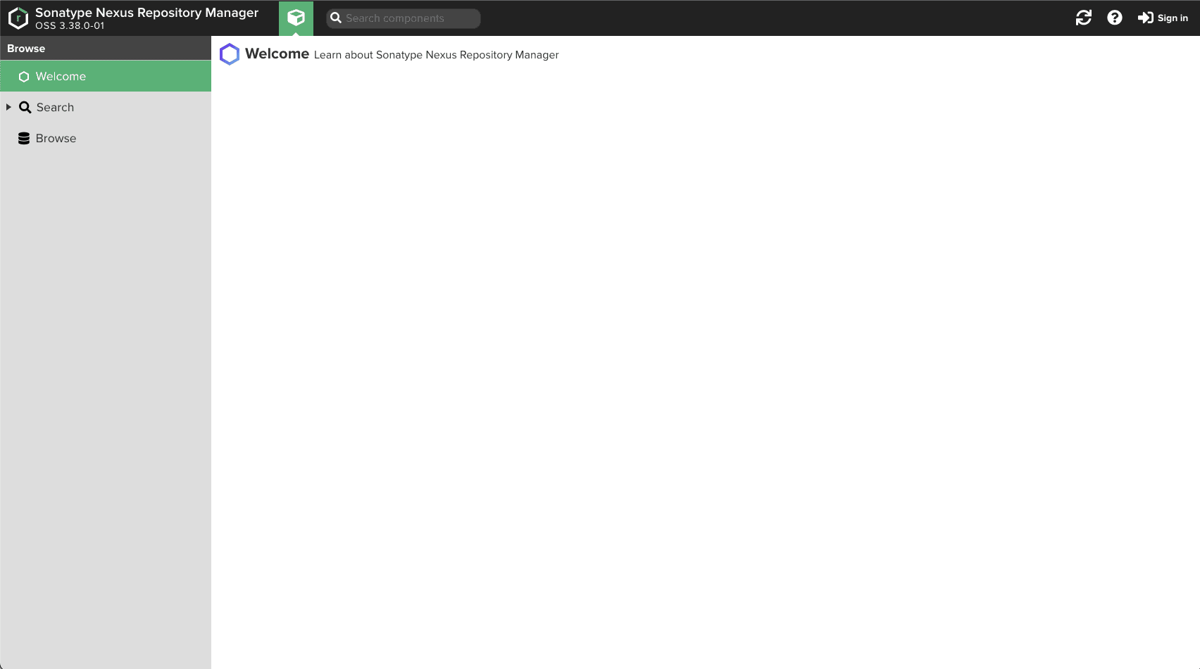 Landing page